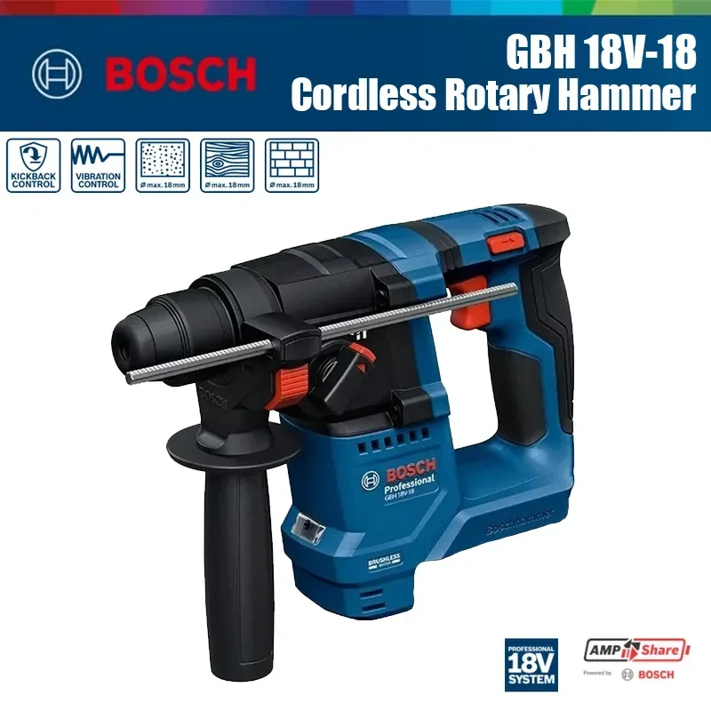 Power Tools Professional - Bosch GBH 18V-18 Bor Palu Putar