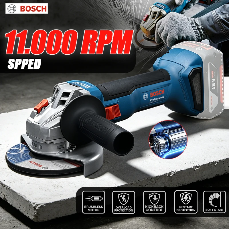 BOSCH GWS 18V-8 Mesin Gerinda  - Power Tools Professional ulasan dan harga