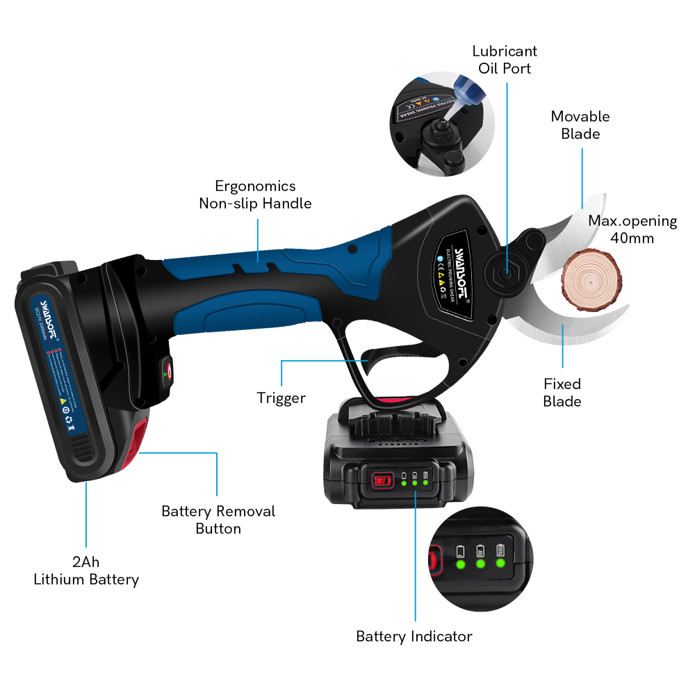 Gunting Pangkas Listrik 40MM B - Power Tools In Electrical ulasan dan harga