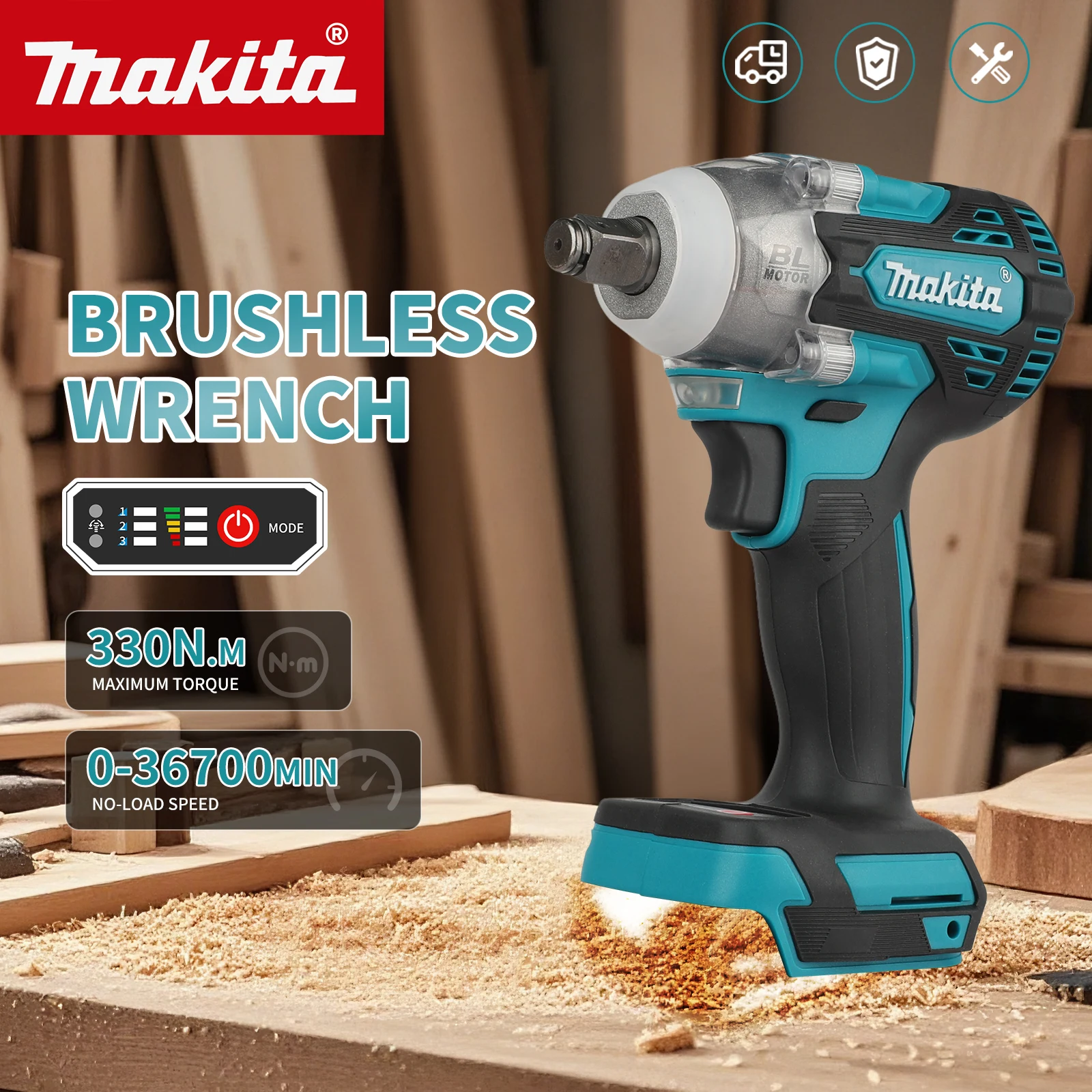 Untuk Kunci Impact Tanpa Sikat - Makita Drill Dtw300 ulasan dan harga